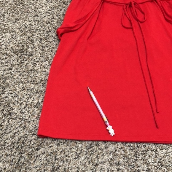 Stella McCartney Draped Back Dress Size IT 38 US 4 Red - Picture 7 of 12